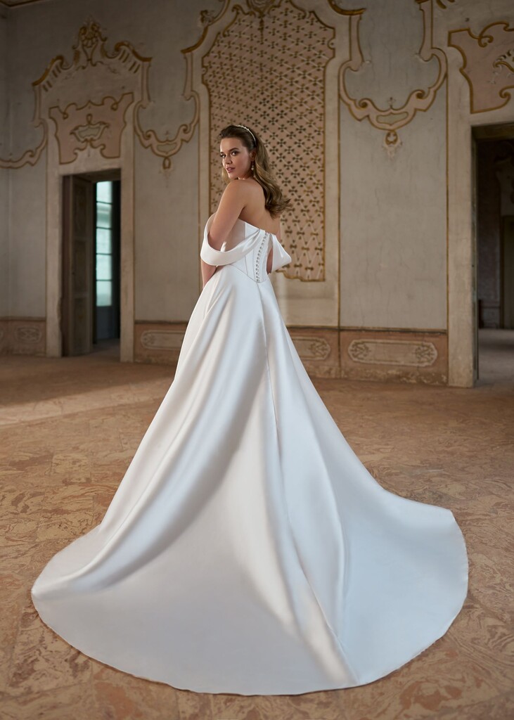 Ausgestellter Rock mit Schlitz und Taschen von Herve Paris